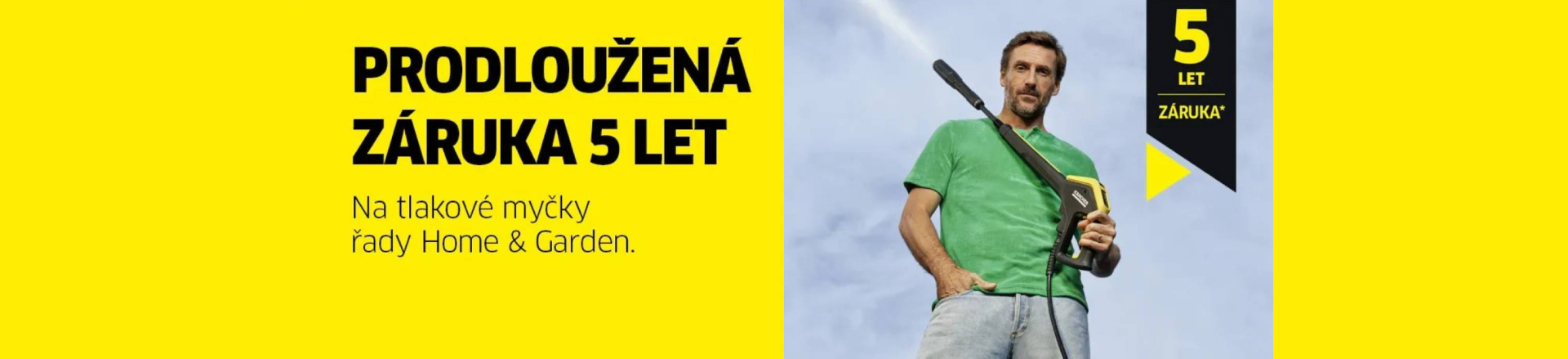 PRODLOUŽENÍ ZÁRUKY VYSOKOTLAKÝCH STROJŮ KÄRCHER AŽ NA 5 LET !