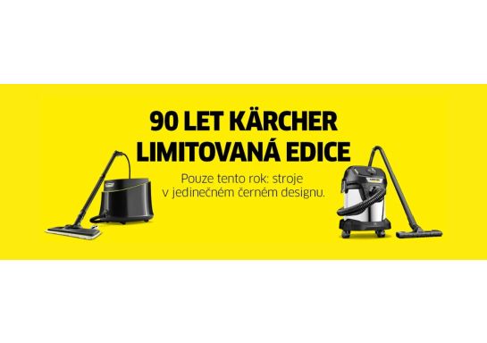 KÄRCHER slaví 90 let: limitovaná edice strojů