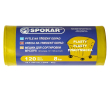 Spokar - Pytle na tříděný odpad 120L - 8 ks, žluté - na plasty, 8300246200