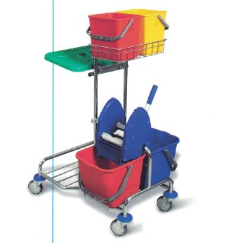 EASTMOP JOOKY PICCOLO II úklidový vozík - 2 kbelíky, držák pytle