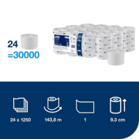 Tork OptiServe bezdutinkový toaletní papír, 1 vrs, T7, 24 rolí, 472620