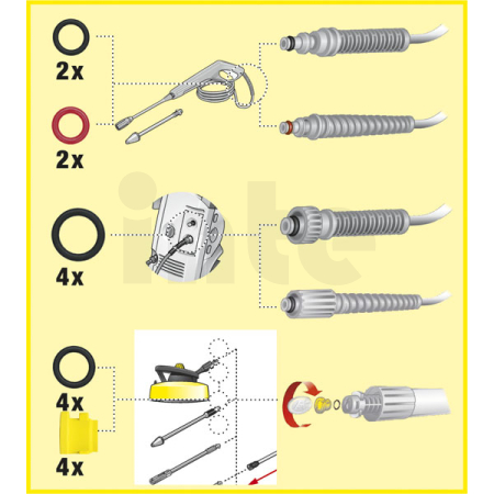 KÄRCHER sada náhradních o-kroužků 2.640-729.0
