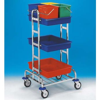 EASTMOP KOMBI MIDI I P úklidový vozík - 4 kbelíky, 3 vaničky