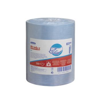 KIMBERLY-CLARK WYPALL* X60 Utěrka, velká role, modrá, 1role/500útr. 8371