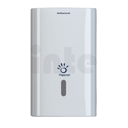 PAPERNET - Bílý zásobník skládaného toaletního papíru HYTECH INTERFOLD, antibakteriální - 416147